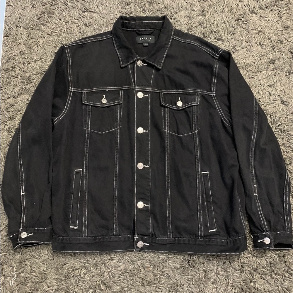 Black Denim Jacket Pacsun
